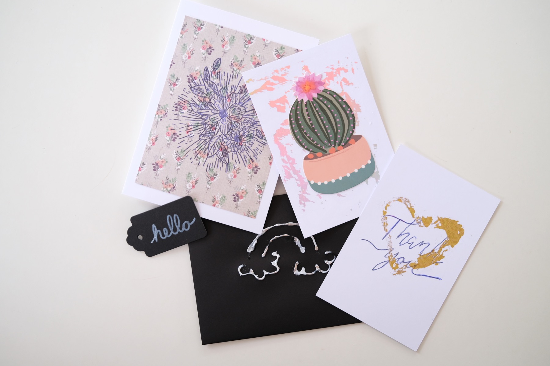 How to Make DIY Metallic Foil Cards