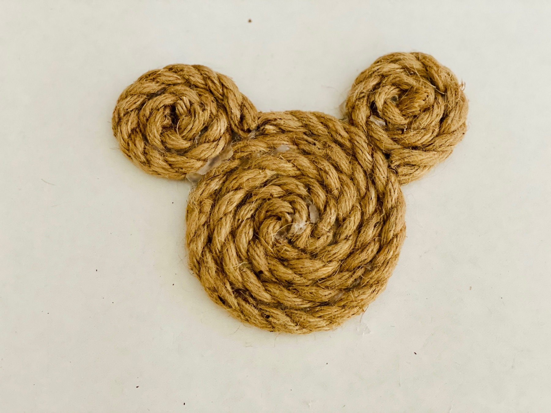 finished mickey mouse rope coaster