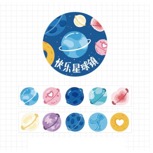 planets washi tape stickers pop shop america