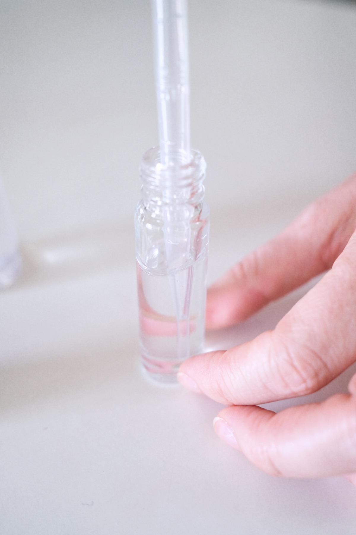 use a pipette to mix in the flavoring