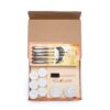 Textured Flower Acrylic Painting Kit Overhead