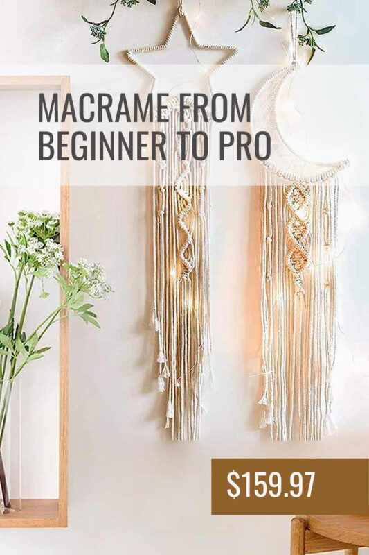 macrame from beginner to pro virtual course