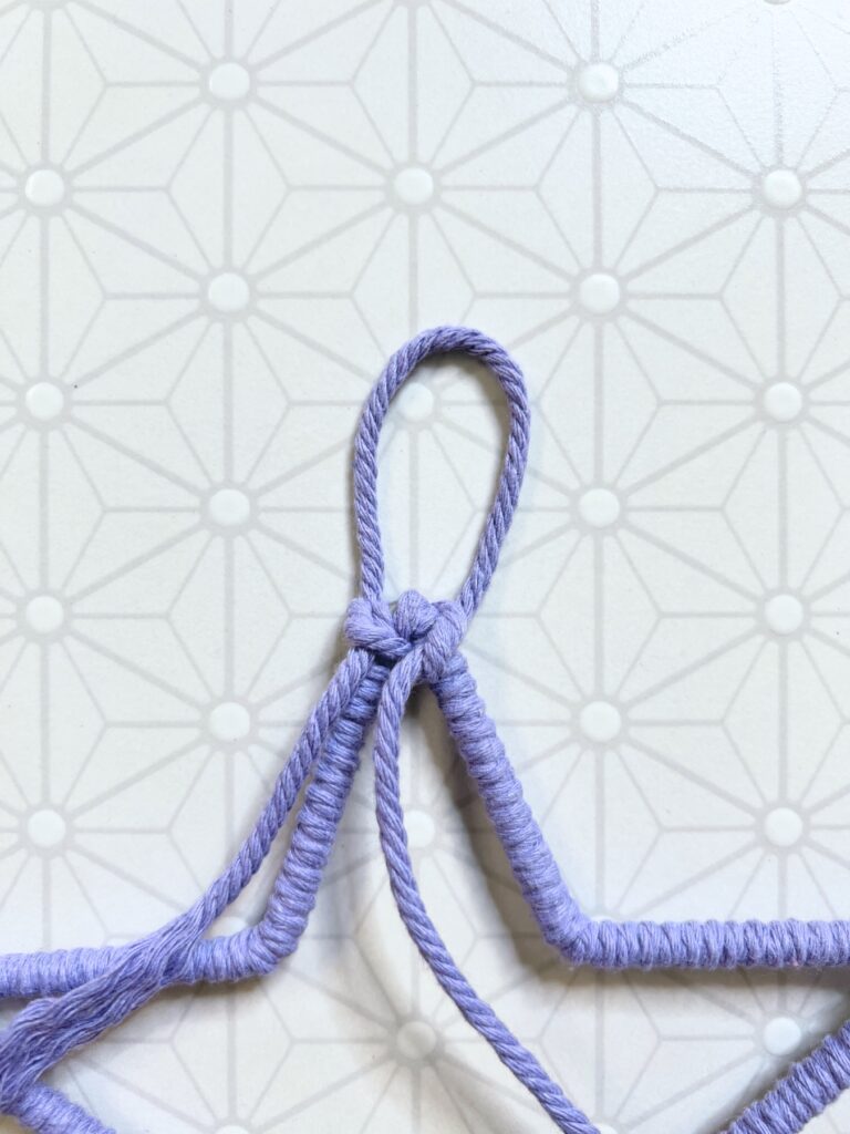 DIY Star Macrame Wall Hanging with Lights