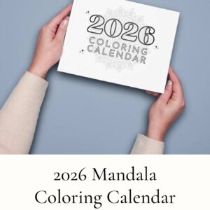 2026 coloring calendar printable feature