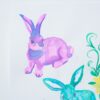 close up of watercolor painting diy pop shop america