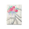 painting kit to make a bicycle and flower basket painting