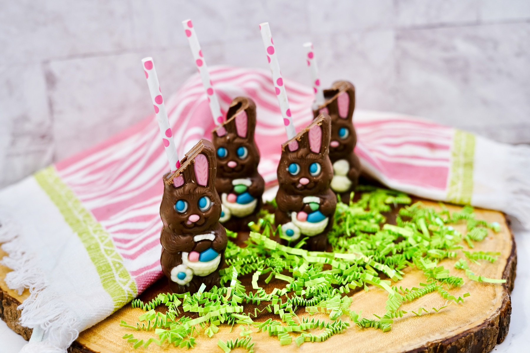 recipe for an easter bunny chocolate mini cocktail