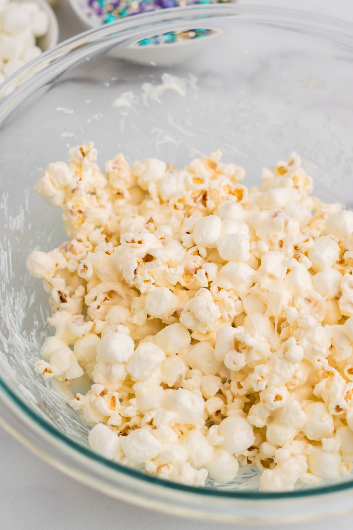 toss the coated popcorn mermaid popcorn recipe