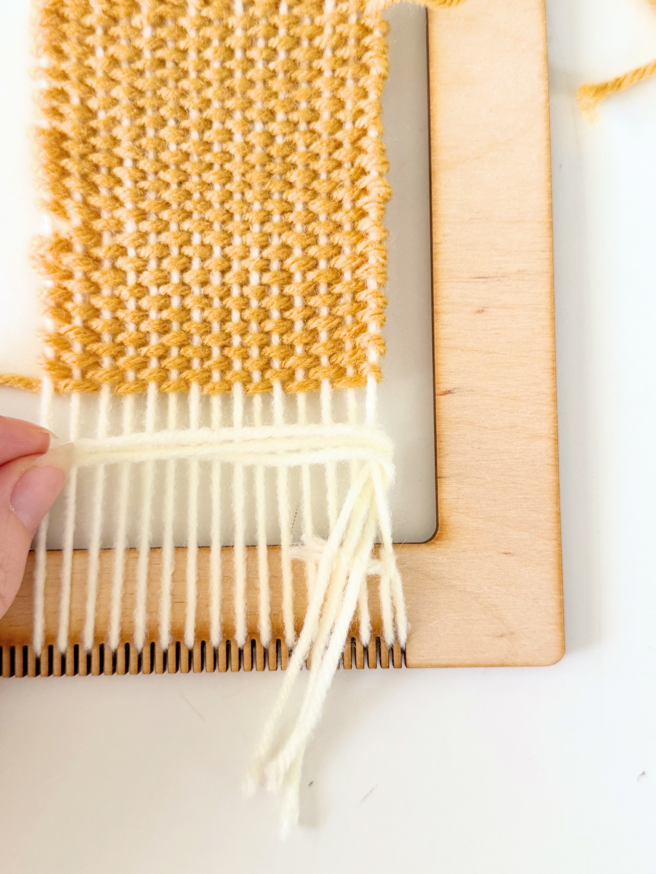 rya weaving step 2 web