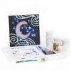 painting kit and supplies included in the pop shop america black light kit