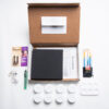 see inside the black light painting kit