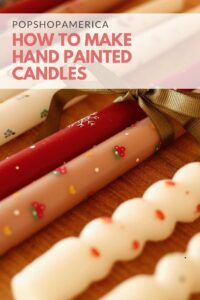 How to Make Hand Painted Candles Tutorial Pop Shop America