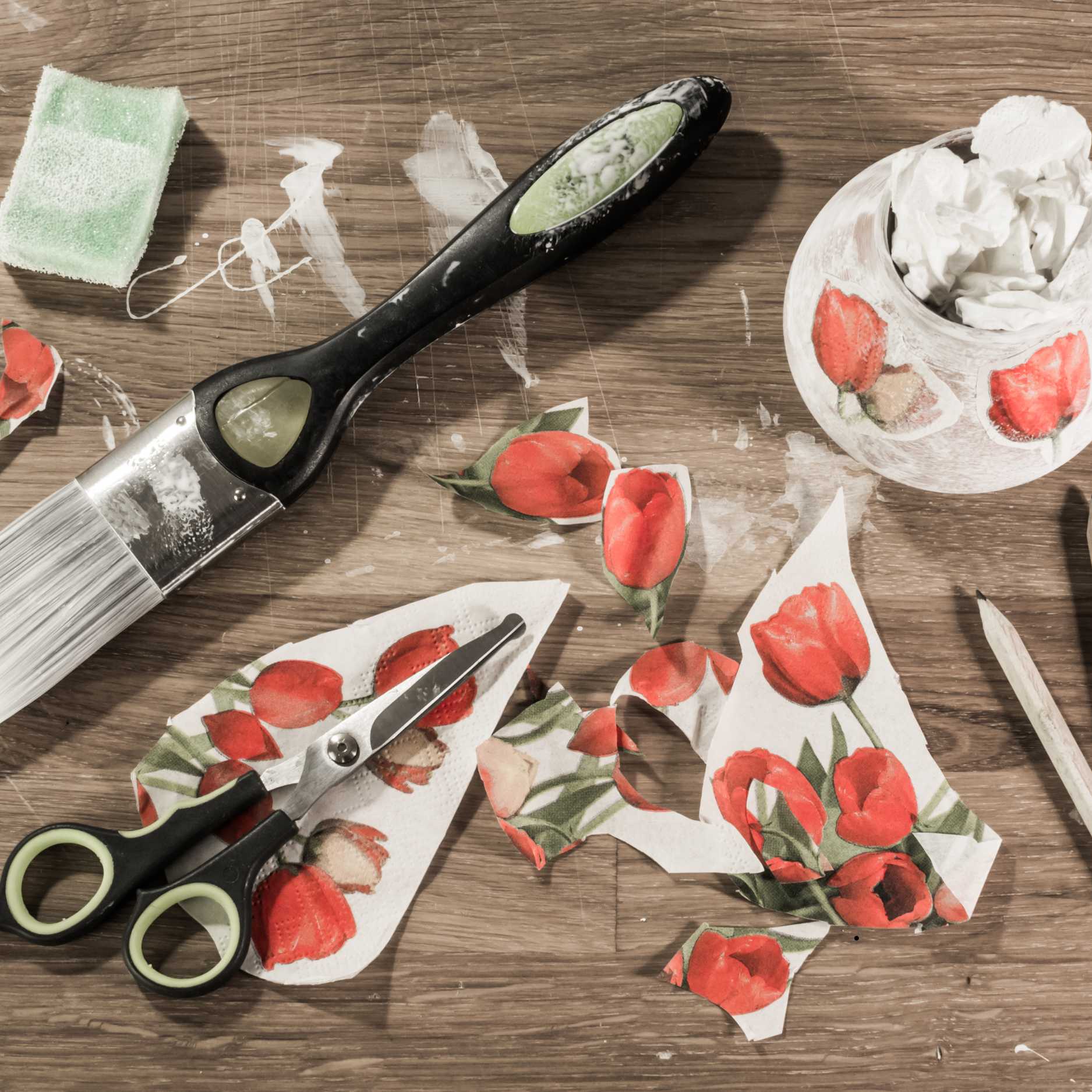 decoupage candles diy pop shop america