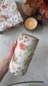 decoupage candles diy pop shop america