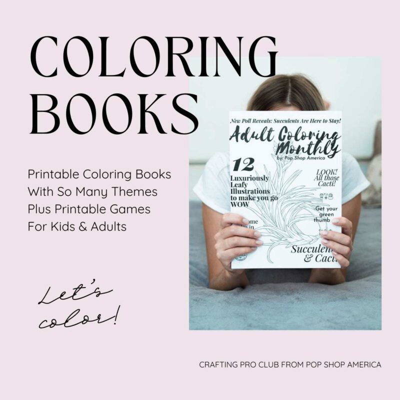 coloring books pop shop america