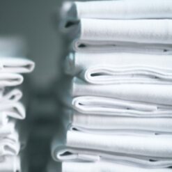 Alternative view of White Cotton Napkins, Dinner Napkins 20 x 20