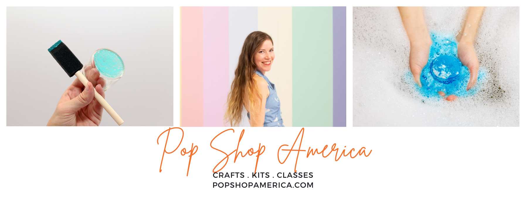 Pop Shop America Intro Collage Banner