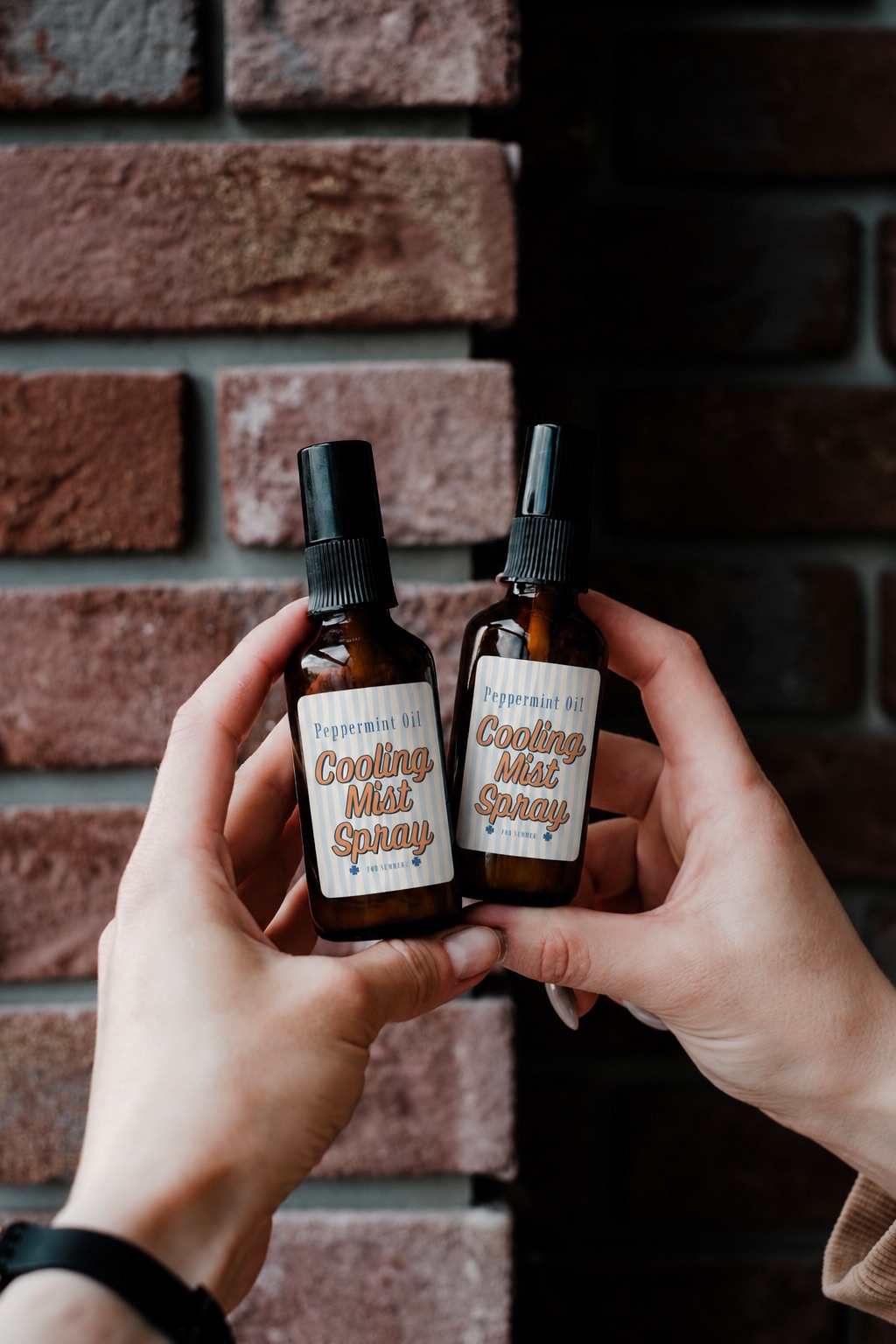 cooling mist spray with labels pop shop america